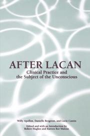 Cover of: After Lacan (Suny Series in Psychoanalysis and Culture)