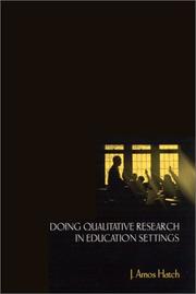 Cover of: Doing Qualitative Research in Education Settings
