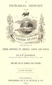Cover of: A pictorial history of the United States