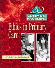 Cover of: Ethics in primary care