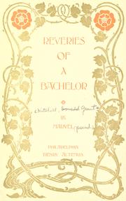 Cover of: Reveries of a bachelor by Donald Grant Mitchell