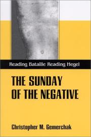 Cover of: The Sunday of the Negative | Christopher M. Gemerchak