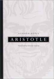 Cover of: Aristotle (Suny Series in Ancient Greek Philosophy) by Otfried Hoffe