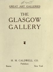 Cover of: The Glasgow Gallery.