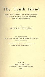 Cover of: The tenth island by Willson, Beckles