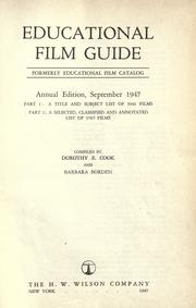 Cover of: Educational film guide.