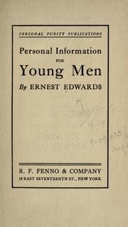 Cover of: Personal information for boys