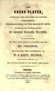 Cover of: The chess player by George Walker (chess player)