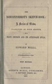 Cover of: The nonconformist's sketch-book: a series of views, classified in four groups, of a state church and its attendant evils