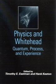 Cover of: Physics and Whitehead by 
