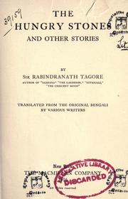 Cover of: The hungary stones and other stories by Rabindranath Tagore