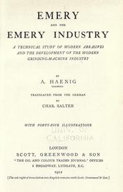 Emery and the emery industry by Alfred Haenig