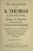 Cover of: The life of St. Thomas of Hereford.