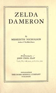 Cover of: Zelda Dameron by Meredith Nicholson