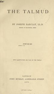 Cover of: The Talmud