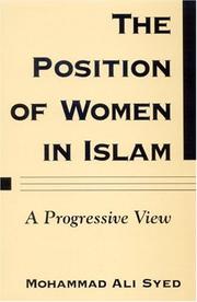 Cover of: The Position of Women in Islam by Mohammad Ali Syed