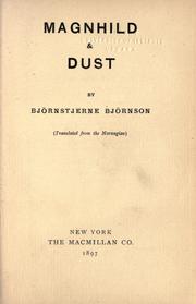 Cover of: Magnhild: and Dust