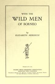With The Wild Men Of Borneo by Elizabeth Mershon