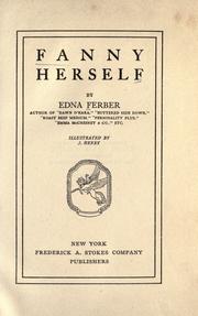 Cover of: Fanny herself by Edna Ferber