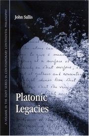 Cover of: Platonic Legacies (S U N Y Series in Contemporary Continental Philosophy) by John Sallis