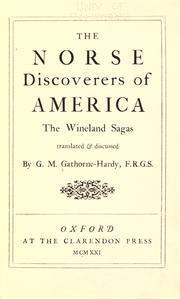 Cover of: The Norse discoverers of America