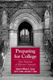 Cover of: Preparing For College | 