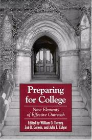 Cover of: Preparing For College: Nine Elements of Effective Outreach (Suny Series, Frontiers in Education)