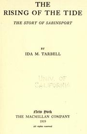 Cover of: The rising of the tide by Ida Minerva Tarbell