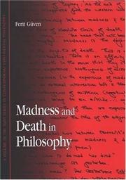 Madness And Death in Philosophy (Suny Series in Contemporary Continental Philosophy) by Ferit Güven