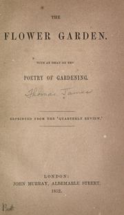 Cover of: The flower garden by 