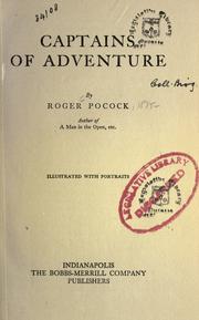 Cover of: Captains of adventure by Roger Pocock