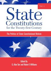 Cover of: Stat e constitutions for the twenty-first century.
