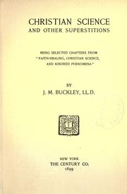 Cover of: Christian science and other superstitions by J. M. Buckley