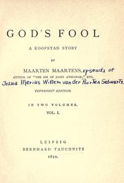 Cover of: God's fool by Maarten Maartens