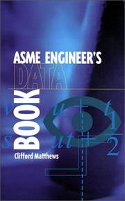 Cover of: Asme Engineer's Data Book