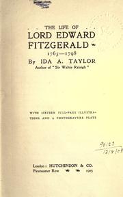 Cover of: The life of Lord Edward Fitzgerald, 1763-1798.