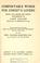 Cover of: Comfortable words for Christ's lovers