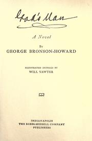 Cover of: God's man: a novel by George Bronson-Howard