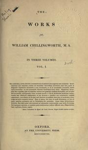 Cover of: The works of William Chillingworth. by William Chillingworth