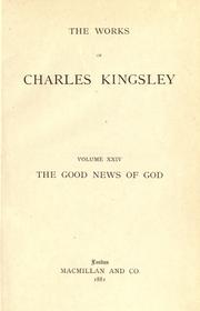 Cover of: The good news of God by Charles Kingsley