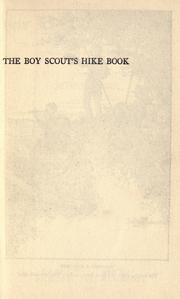 Cover of: The Boy scout's hike book by Cave, Edward