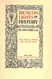 Cover of: Beacon lights of history.