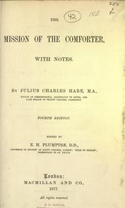 Cover of: The mission of the Comforter, with notes. by Julius Charles Hare