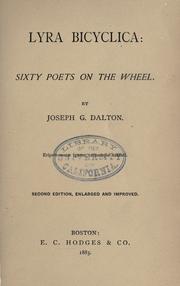 Cover of: Lyra bicyclica by Dalton, Joseph Grinnell, Dalton, Joseph Grinnell