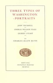 Three types of Washington portraits by Charles Allen Munn