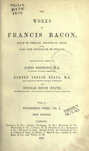 Cover of: Works by Francis Bacon