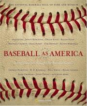 Cover of: Baseball As America: Seeing Ourselves Through Our National Game