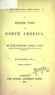 Cover of: A second visit to North America.