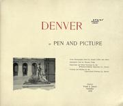 Cover of: Denver, by pen and picture by Thomas Tonge