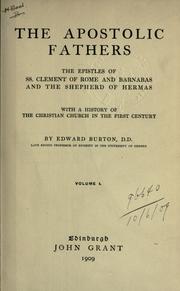 Cover of: The Apostolic Fathers